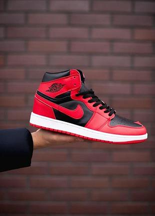 Кросівки nike air jordan 1 high для чоловіків кеди найк зручні шкіра 43