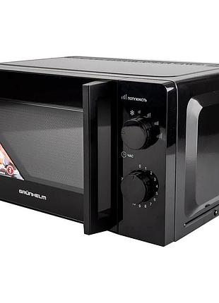 Микроволновая печь grunhelm 20mx708-b 20 л черная