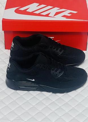 Nike air max 90 total black кроссовки найк аир макс весна найк 90 кросовки 37, 39