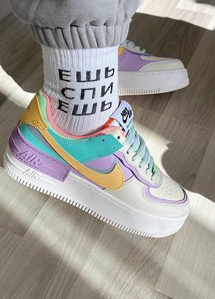 Кроссовки nike air force shadow кожаные для женщин стильные и удобные 39