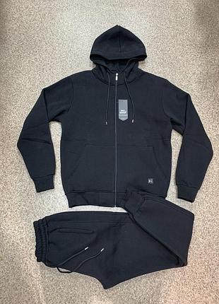 Спортивний костюм батали (2xl-6xl) теплий тринитка-петля туреччина 🇹🇷