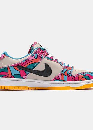 Кросівки nike sb dunk low для жінок рожеві повсякденні зручні найк сб данк