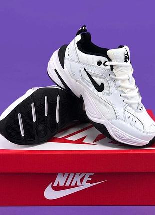Жіночі кросівки nike m2k tekno кроси найк текно для жінок білі шкіряні зручні повсякденні