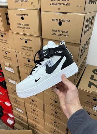 Зимние женские кроссовки nike air force utility, стильные и теплые кроссовки найк 44