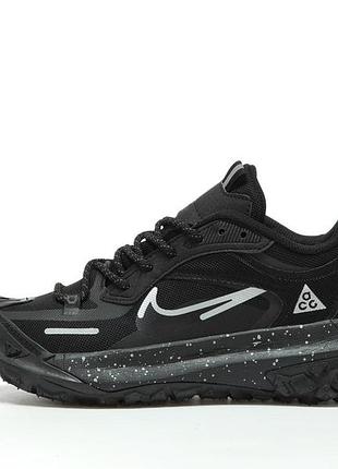 Кеди nike acg mountain чорні для чоловіків текстиль gore-tex зручні