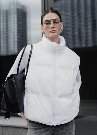 Жилет jadone fashion хат s-m белый