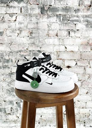 Женские кроссовки nike air force 1'07 lv8 белые с классическим дизайном найк 38