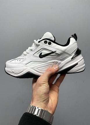 Жіночі кросівки nike m2k tekno кроси найк текно для жінок білі шкіряні зручні повсякденні