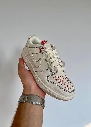 Женские кроссовки nike sb dunk low для женщин легкие бежевые повседневные удобные 38