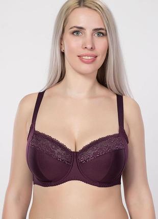 Бюстгальтер elita 1504/010 сливове вино 75d