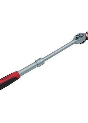 Ключ-трещотка телескопический haisser profi 70163 88524 1/2" 31-45 см 72 зуба