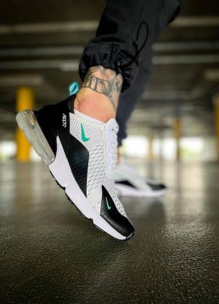 Мужские кроссовки nike air max 270 кроссы найк аир макс для мужчин кеды найк удобные сетка белые 38