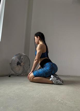 Велосипедки fitrun: cycling v-corsage "blue pythone" xs