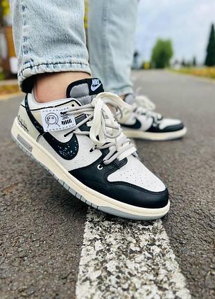 Мужские демисезонные кроссовки nike sb dunk x off white, спортивная удобная обувь сб данк для мужчин 42