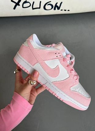 Женские кроссовки nike sb dunk low розовые, идеальные для стильных и активных девушек найк сб данк лоу 38