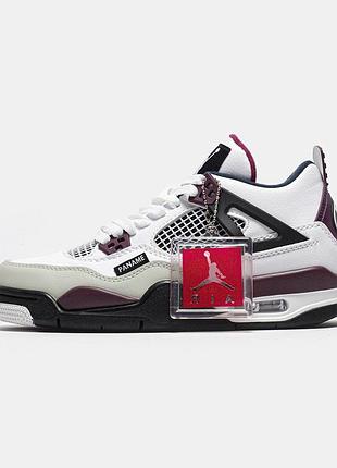Кросівки жіночі nike air jordan retro 4 gs paris saint-germain з якісним дизайном