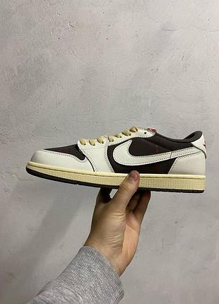 Женские кроссовки nike air jordan low бело-черные удобные кожаные повседневные кроссы найк аир джордан лоу 39