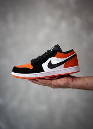 Кроси nike air jordan low для чоловіків шкіра найк повсякденні зручні