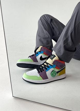 Жіночі кросівки nike jordan 1 high, яскравий акцент у вашому стилі найк джордан 40
