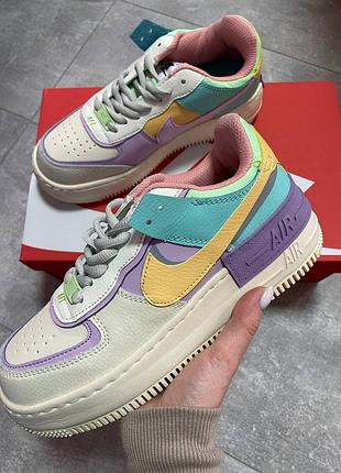 Женские зимние кроссовки nike air force shadow, удобные и теплые кроссовки найк для зимы 37