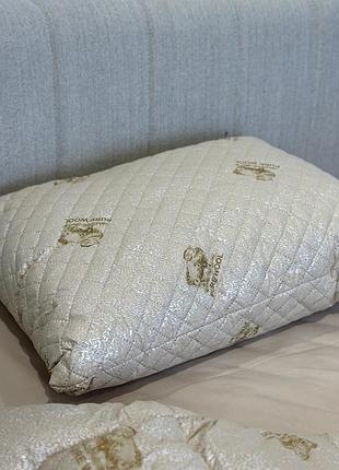 Подушка стеганая из натуральной овчины leri max pure wool 21508 70х50 см бежевая