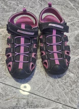 Детские сандалии для девочки skechers 34 размера