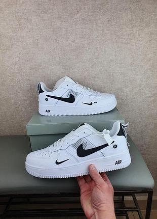 Кеды найк аир форс 1 белые для мужчин удобные кожа nike air force 1'07lv8 38