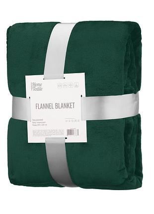 Плед ardesto flannel art0224sb 200х220 см смарагдовий