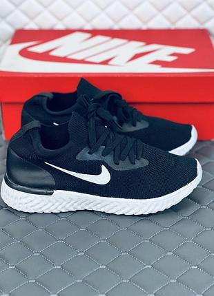 Nike кросівки чоловічі бігові чорні кросівки чоловічі чорні літні найк 41, 41