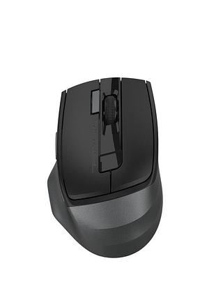 Мышь компьютерная безпроводная a4tech fb45cs air2 wireless/bluetooth stone grey серая