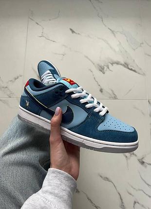 Женские кроссовки nike sb dunk low синие, стильный и удобный выбор для девушек найк сб данк лоу найки 38