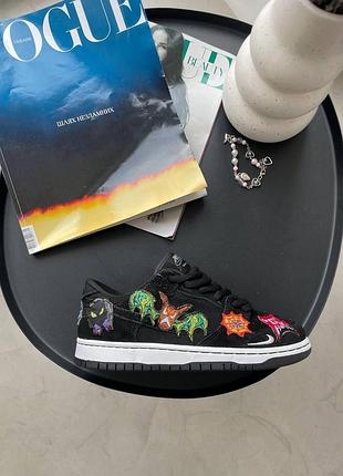 Женские кроссовки nike sb dunk low pro qs neckface, универсальные и стильные кроссы найк 37