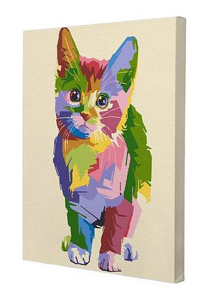 Картина за номерами riviera blanca пухнастик 40x50 см (rb-0258)