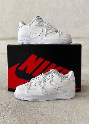 Женские кроссовки nike air force 1 low белые, легендарный выбор для активной жизни найк аир форс 1 лоу 37