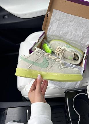 Кроссовки nike sb dunk low для женщин бежевые легкие повседневные удобные найк сб данк 39