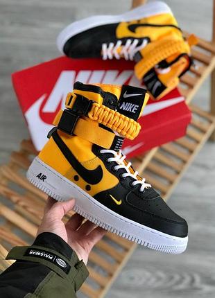 Стильные женские кроссовки nike air force 1 sf замшевые для стильного образа найк 45