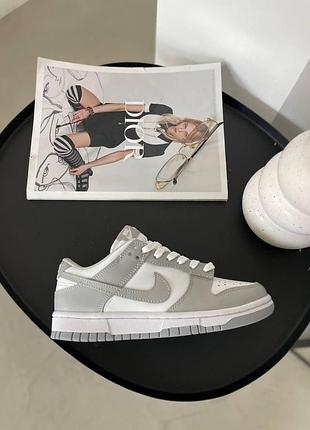 Женские кроссовки nike sb dunk low серые на каждый день найк сб данк лоу найки для активных 37