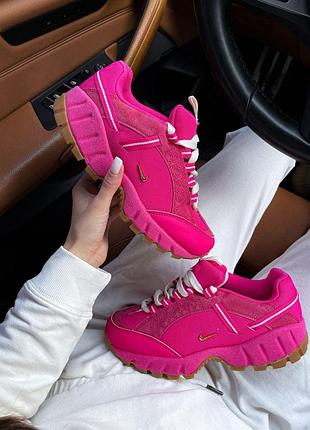Nike air humara lx jacquemus женские розовые кроссовки модные и удобные найк 37