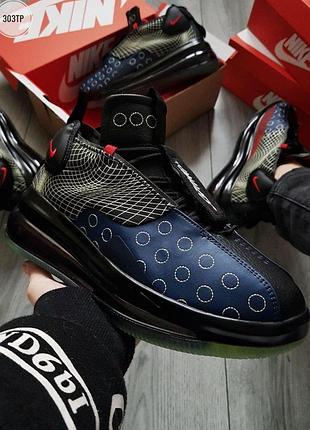 Nike air max 720 зимние кроссовки черные, утепленные для зимы для мужчин 41