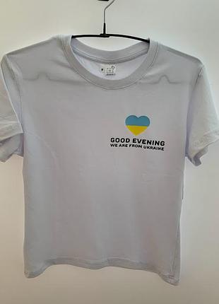 Футболка жіноча "good evening we from ukraine" 2xl