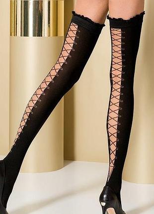Чулки passion st101 nero, 1/2, 3/4