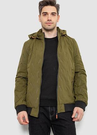 Куртка мужская демисезонная с капюшоном, цвет хаки, 244rl-9882al
