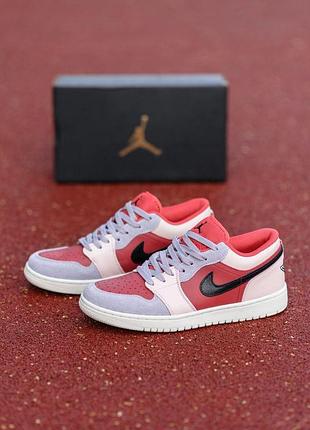 Чоловічі кросівки nike air jordan low кроси найк аір джордан лоу для чоловіків шкіра найк зручні повсякденні білі