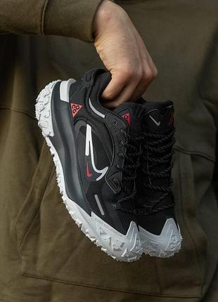 Чоловічі кросівки nike acg mountain кроси найк асг для чоловіків кеди найк зручні текстиль gore-tex чорні