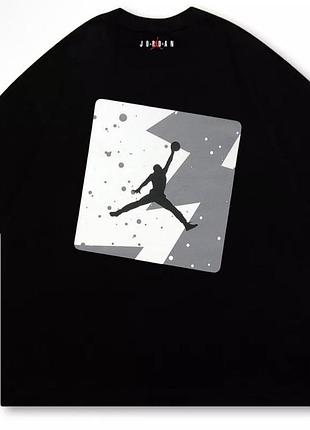 Футболка jordan air nike logo унисекс джордан найк