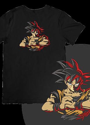 Футболка с вышивкой драгон болл (dragon ball)