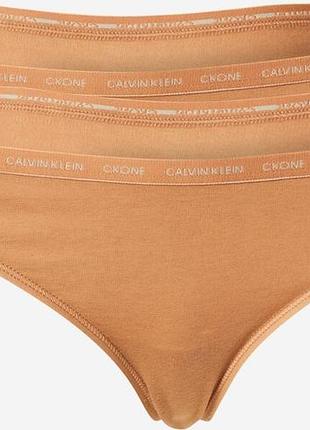 Трусики стрінги calvin klein, розмір xl колір коричневий