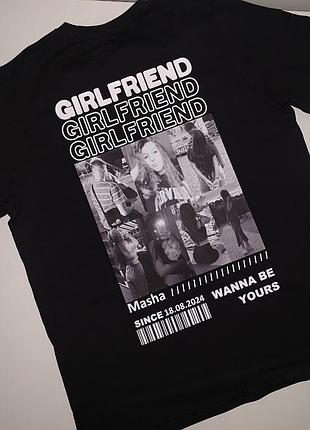Футболка чоловіча з принтом girlfriend xxl