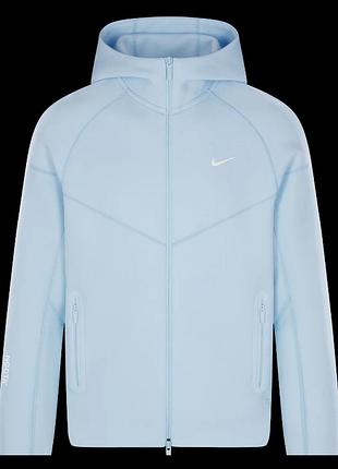 Зипка nike tech fleece nocta / кофта найк нокта / nike nocta blue l