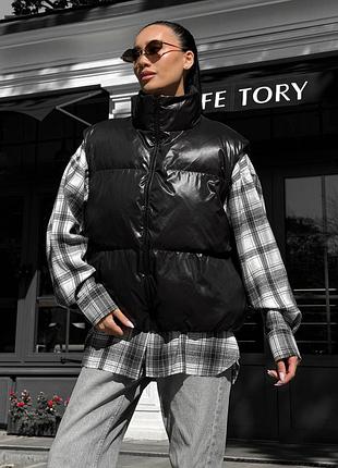 Жилет jadone fashion хат l-xl чёрный